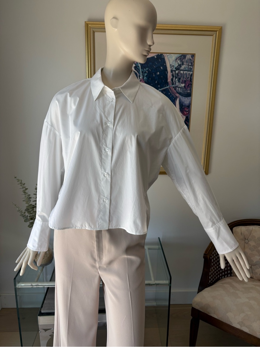Inwear Classic White Button-Up Shirt